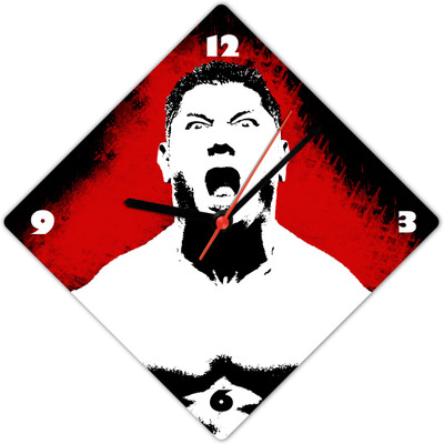 40% OFF on Lovely Collection WWE Batista Artistic Analog Wall Clock Multicolor