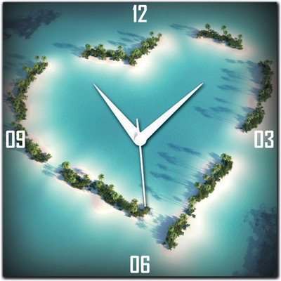 72% OFF on Amore Love Heart 4 Analog Wall Clock Blue 72% OFF on Amore Love Heart 4 Analog Wall Clock Blue