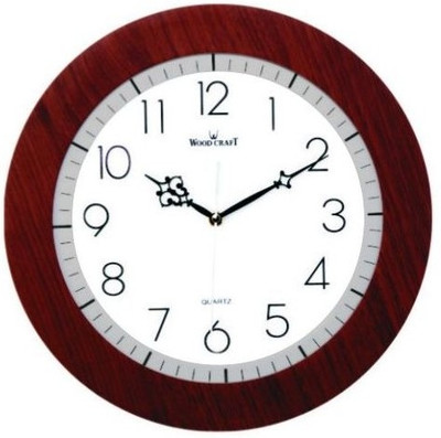 Wood Craft WS-1145 Analog Wall Clock Brown Wood Craft WS-1145 Analog Wall Clock Brown
