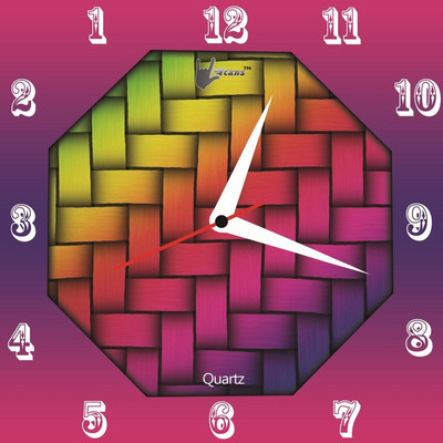55% OFF on Lycans Anti 0033 Analog Wall Clock Pink