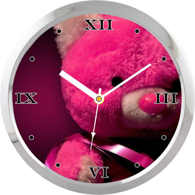 31% OFF on Shopping Monster Cute Teddy Designer Analog Wall Clock Silver 31% OFF on Shopping Monster Cute Teddy Designer Analog Wall Clock Silver