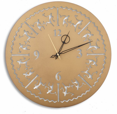 22% OFF on Laser Venue CL14034A Analog Wall Clock Brown