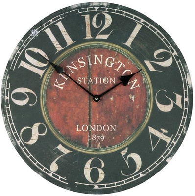 38% OFF on Cosmosgalaxy Kensington Round Analog Wall Clock Black, Red 38% OFF on Cosmosgalaxy Kensington Round Analog Wall Clock Black, Red