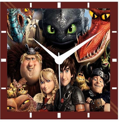 50% OFF on Moneysaver How to Train Your Dragon Analog Wall Clock Multicolor
