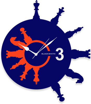 29% OFF on Blacksmith Dark Blue & Orange Chess Analog Wall Clock Dark Blue 29% OFF on Blacksmith Dark Blue & Orange Chess Analog Wall Clock Dark Blue