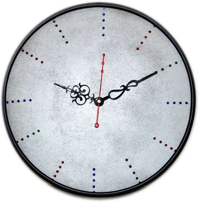 25% OFF on Purple Circle Silver Crystals Analog Wall Clock Black 25% OFF on Purple Circle Silver Crystals Analog Wall Clock Black