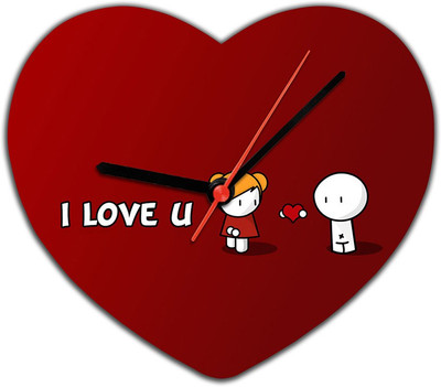 40% OFF on Lovely Collection I Love You Dear Analog Wall Clock Maroon 40% OFF on Lovely Collection I Love You Dear Analog Wall Clock Maroon