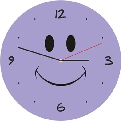 14% OFF on Everyday Gifts Smiley Analog Wall Clock Violet 14% OFF on Everyday Gifts Smiley Analog Wall Clock Violet