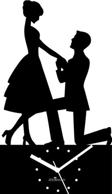 52% OFF on Zeeshaan Be Mine Black Analog Wall Clock Black 52% OFF on Zeeshaan Be Mine Black Analog Wall Clock Black