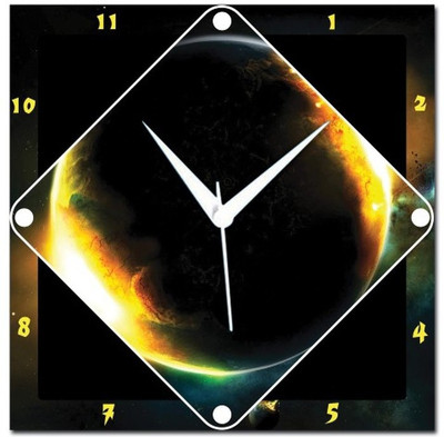 70% OFF on WebPlaza Planet Energy Analog Wall Clock Multicolor