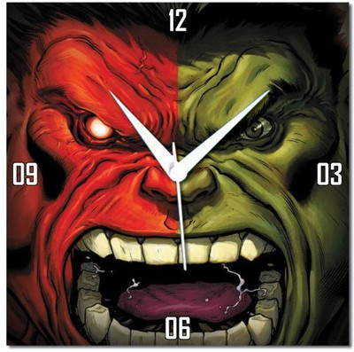 70% OFF on WebPlaza Red And Green Hulk Analog Wall Clock Green, Red 70% OFF on WebPlaza Red And Green Hulk Analog Wall Clock Green, Red