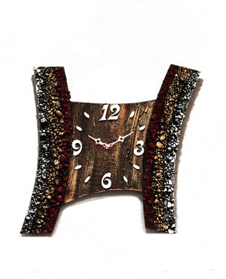 27% OFF on Krafthub Wooden Analog Wall Clock Copper Brown 27% OFF on Krafthub Wooden Analog Wall Clock Copper Brown