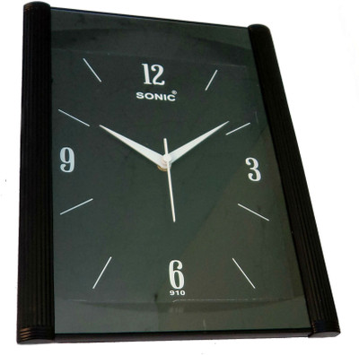 50% OFF on Sonic Wrinkle Piping Analog Wall Clock Black 50% OFF on Sonic Wrinkle Piping Analog Wall Clock Black
