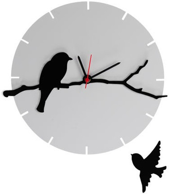 Home and You Stainless Steel Analog Wall Clock Grey