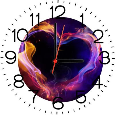 23% OFF on Ellicon B377 Colored Heart Analog Wall Clock White 23% OFF on Ellicon B377 Colored Heart Analog Wall Clock White