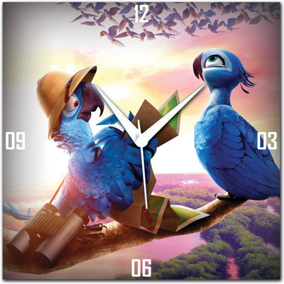 72% OFF on Amore Rio 2 113497 Analog Wall Clock Multicolor