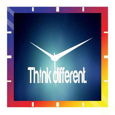50% OFF on Moneysaver Think Different Analog Wall Clock Multicolor 50% OFF on Moneysaver Think Different Analog Wall Clock Multicolor