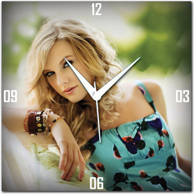 72% OFF on Amore Taylor Swift 3 Analog Wall Clock Multicolor