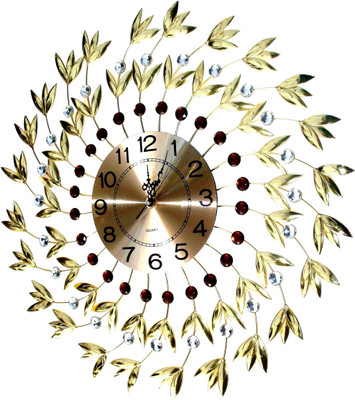 Fusion Gallery Shiny Analog Wall Clock Shiny Golden Fusion Gallery Shiny Analog Wall Clock Shiny Golden