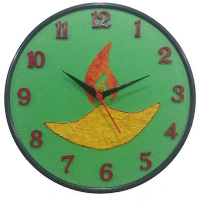 25% OFF on Purple Circle Diya Analog Wall Clock Black 25% OFF on Purple Circle Diya Analog Wall Clock Black