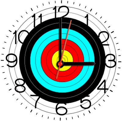 28% OFF on Ellicon 225 Colorful Design Analog Wall Clock White 28% OFF on Ellicon 225 Colorful Design Analog Wall Clock White