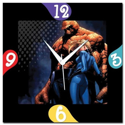 70% OFF on WebPlaza Fantastic Four Analog Wall Clock Multicolor