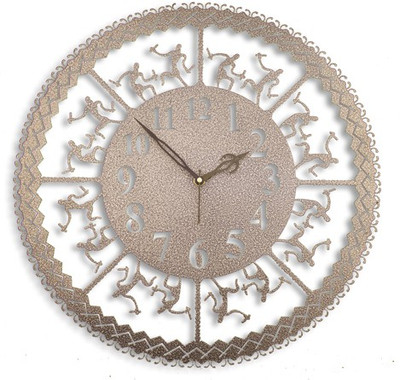 24% OFF on Laser Venue CL14007A Analog Wall Clock Brown