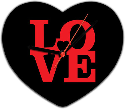 40% OFF on Lovely Collection Heart Love Analog Wall Clock Black 40% OFF on Lovely Collection Heart Love Analog Wall Clock Black