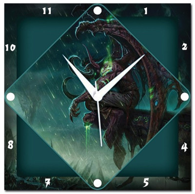 72% OFF on Amore Demon Analog Wall Clock Multicolor