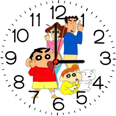 23 Off On Ellicon B275 Shinchan Cartoon Analog Wall Clock