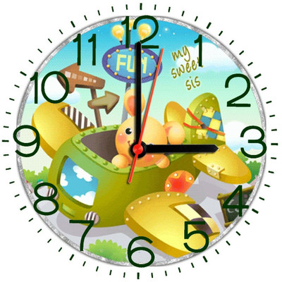28% OFF on Ellicon 274 My Sweet Sis Analog Wall Clock White
