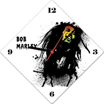 40% OFF on Lovely Collection Bob Marley Analog Wall Clock Multicolor
