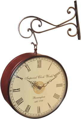35% OFF on CMPL Station /Doubal Side Copper 6 Analog Wall Clock Brass, Copper 35% OFF on CMPL Station /Doubal Side Copper 6 Analog Wall Clock Brass, Copper