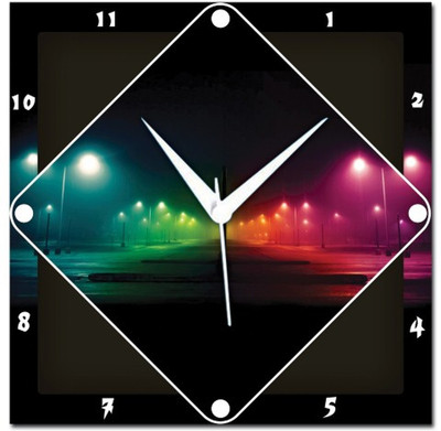 83% OFF on Amore Street lights Analog Wall Clock Multicolor 83% OFF on Amore Street lights Analog Wall Clock Multicolor