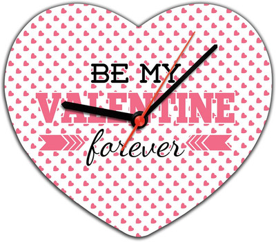 40% OFF on Lovely Collection Be My Valentine Forever Analog Wall Clock White