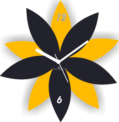 53% OFF on Zeeshaan Zee521-4 Analog Wall Clock Black, Yellow 53% OFF on Zeeshaan Zee521-4 Analog Wall Clock Black, Yellow