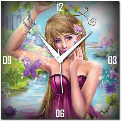 70% OFF on WebPlaza beautiful 186 Analog Wall Clock Multicolor