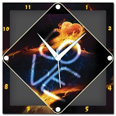 70% OFF on WebPlaza Fire Heart Analog Wall Clock Multicolor 70% OFF on WebPlaza Fire Heart Analog Wall Clock Multicolor