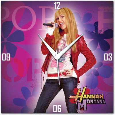 70% OFF on WebPlaza Hannah Montana Analog Wall Clock Multicolor
