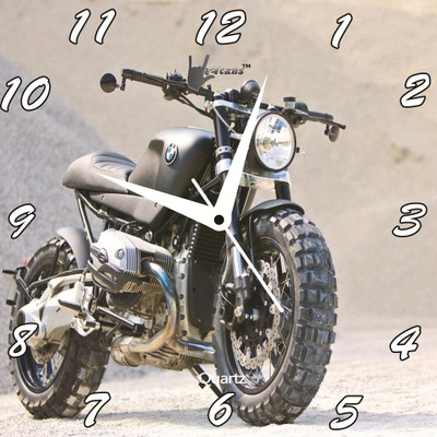 61% OFF on Lycans Bike Analog Wall Clock White, Grey 61% OFF on Lycans Bike Analog Wall Clock White, Grey