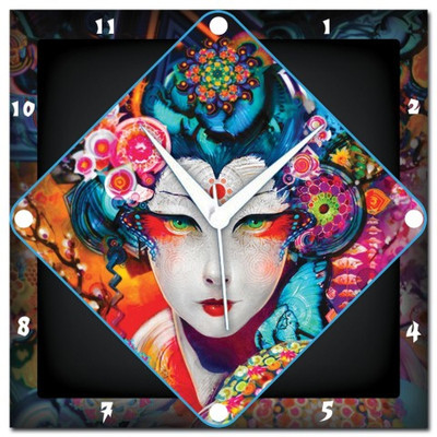 72% OFF on Amore Japanese Girl Analog Wall Clock Multicolor 72% OFF on Amore Japanese Girl Analog Wall Clock Multicolor