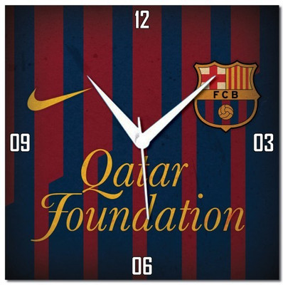 70% OFF on WebPlaza Fc Barcelona Analog Wall Clock Multicolor