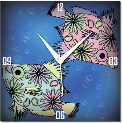70% OFF on WebPlaza beautiful 340 Analog Wall Clock Multicolor