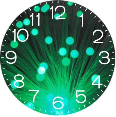 28% OFF on Ellicon 338 Green Design Analog Wall Clock White 28% OFF on Ellicon 338 Green Design Analog Wall Clock White