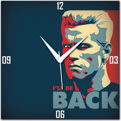 70% OFF on WebPlaza I Ll Be Back Analog Wall Clock Multicolor 70% OFF on WebPlaza I Ll Be Back Analog Wall Clock Multicolor