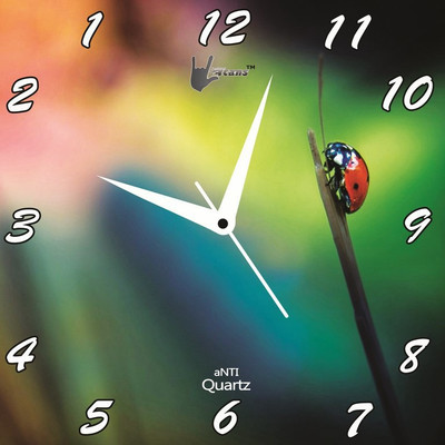 55% OFF on Lycans aNTI 0104 Analog Wall Clock Black