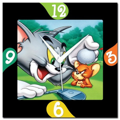 72% OFF on Amore Tom And Jerry 107294 Analog Wall Clock Multicolor