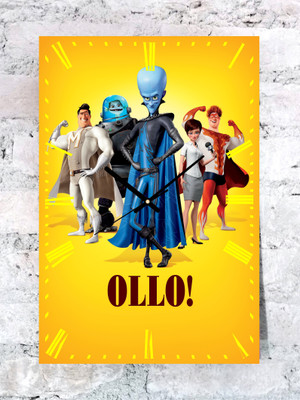 46% OFF on Kwardrobe Megamind Analog Wall Clock Yellow 46% OFF on Kwardrobe Megamind Analog Wall Clock Yellow