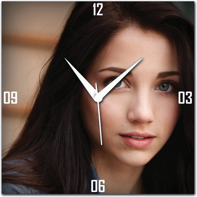 70% OFF on WebPlaza Women Close Up Analog Wall Clock Multicolor