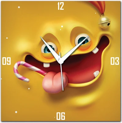 72% OFF on Amore Smille Analog Wall Clock Yellow 72% OFF on Amore Smille Analog Wall Clock Yellow